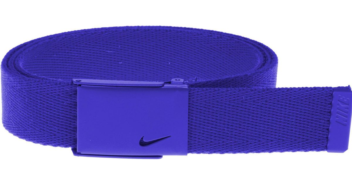 blue nike belt