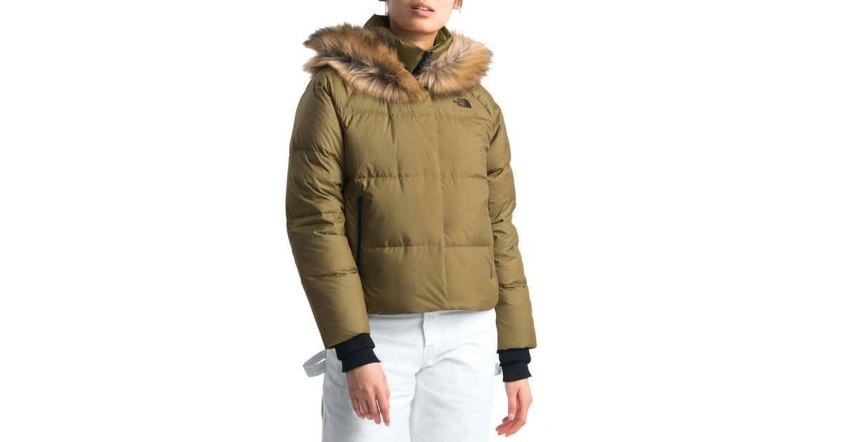 The North Face Dealio Down Jacket in British Khaki (Green) - Lyst
