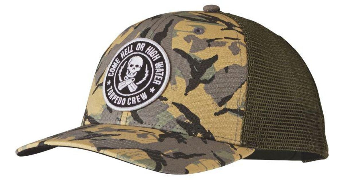 patagonia camo cap
