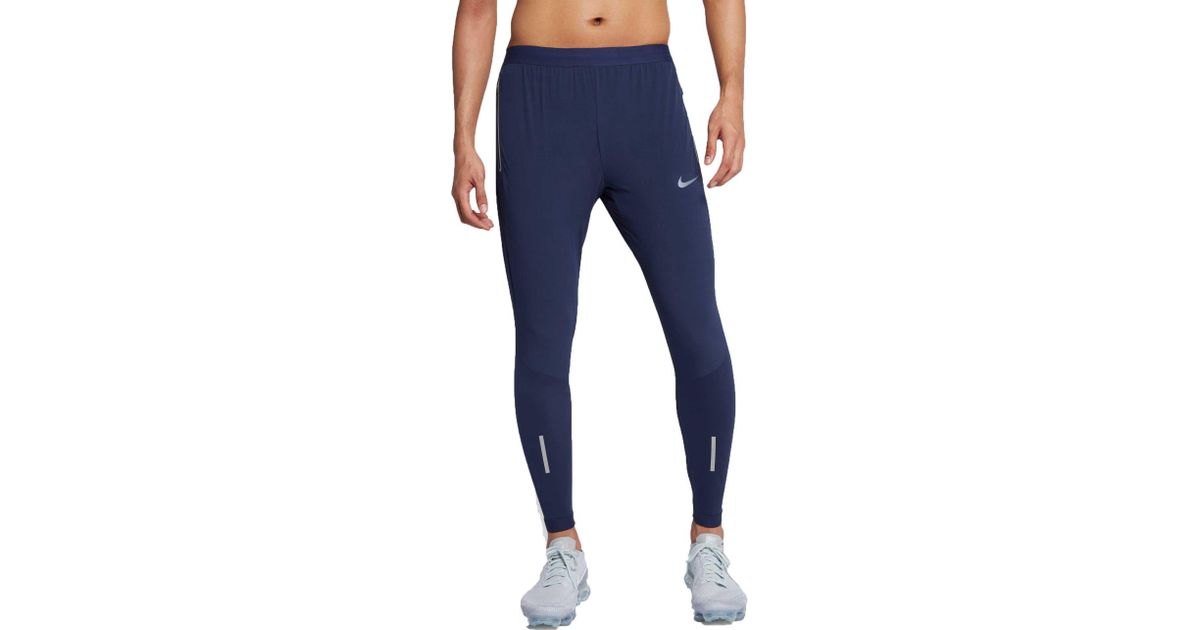 Nike Synthetic Flex Swift Running Pants in Blue for Men | Lyst