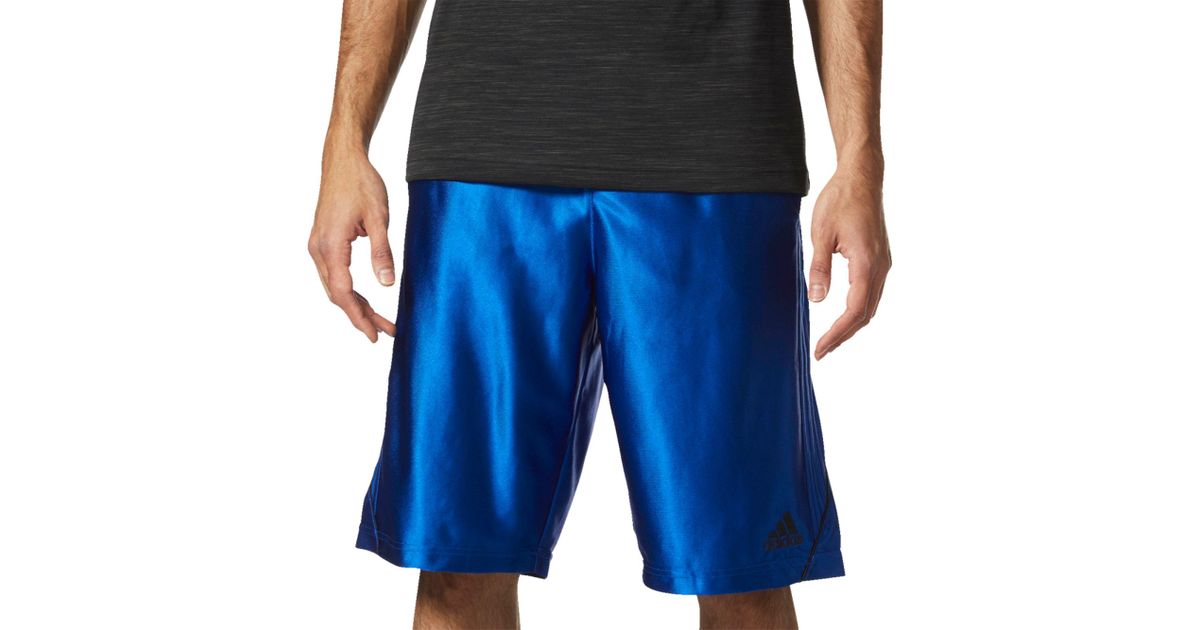 adidas blue basketball shorts