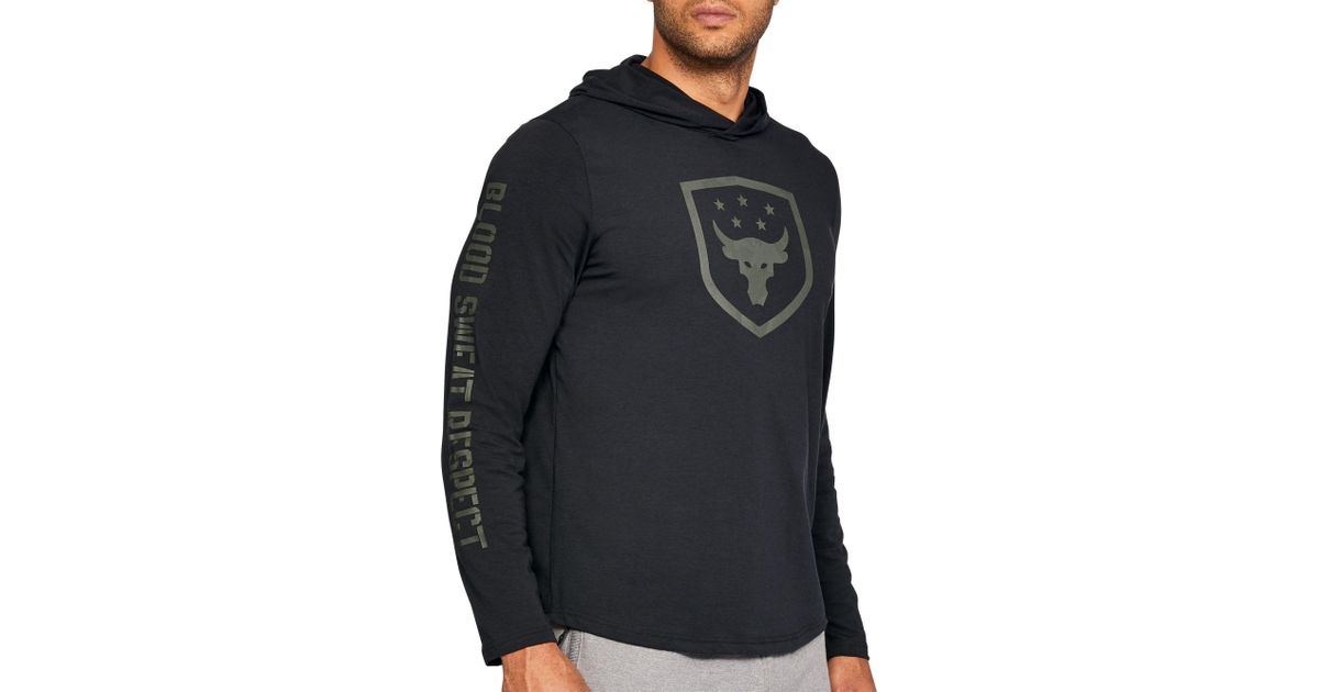 under armour men's project rock troops hoodie