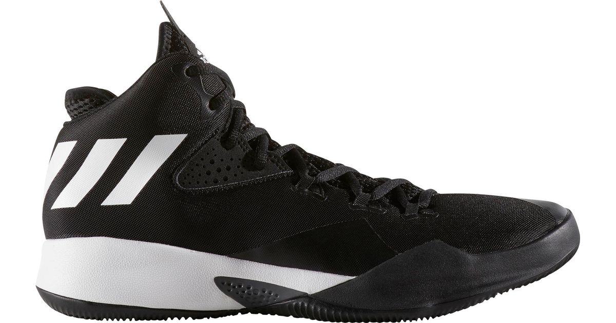 adidas Rubber Dual Threat 2017 Basketball Shoes in Black