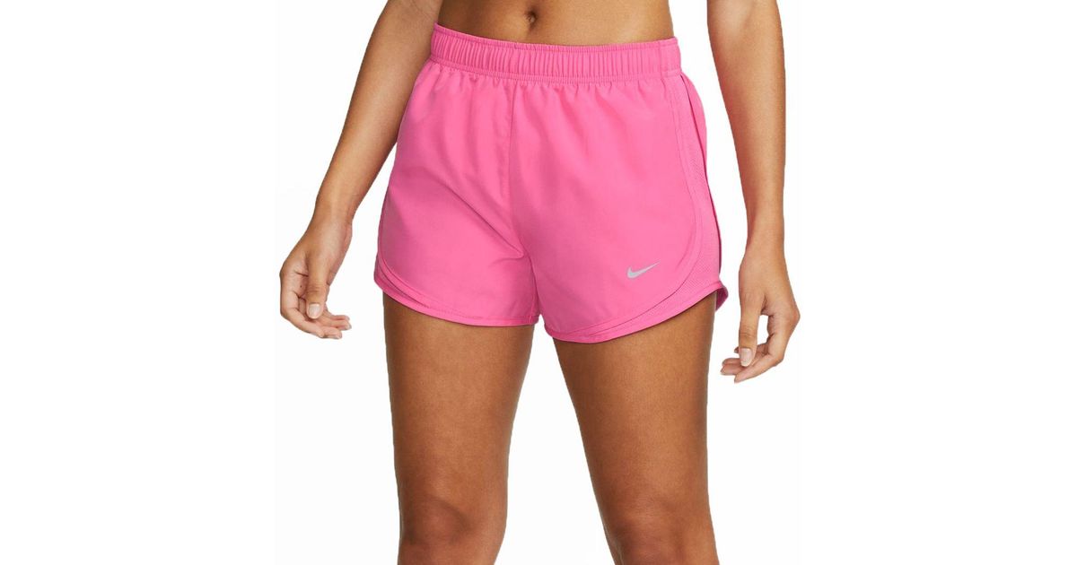 Nike Synthetic Tempo Running Shorts in Pink Lyst