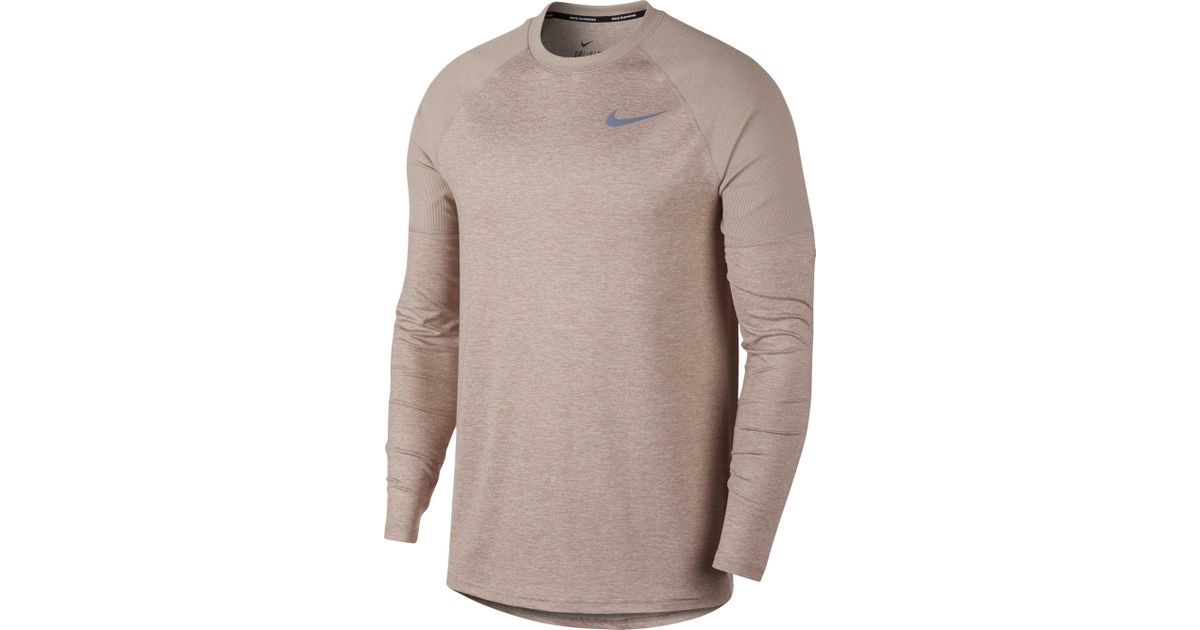 nike element long sleeve crew