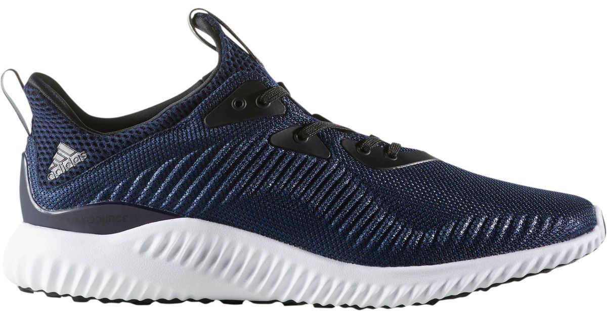 adidas Rubber Alpha Bounce Running Shoes in Navy (Blue) for Men - Lyst