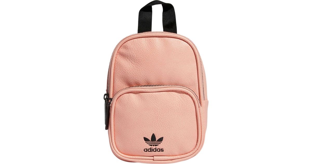 adidas originals mini pu leather backpack