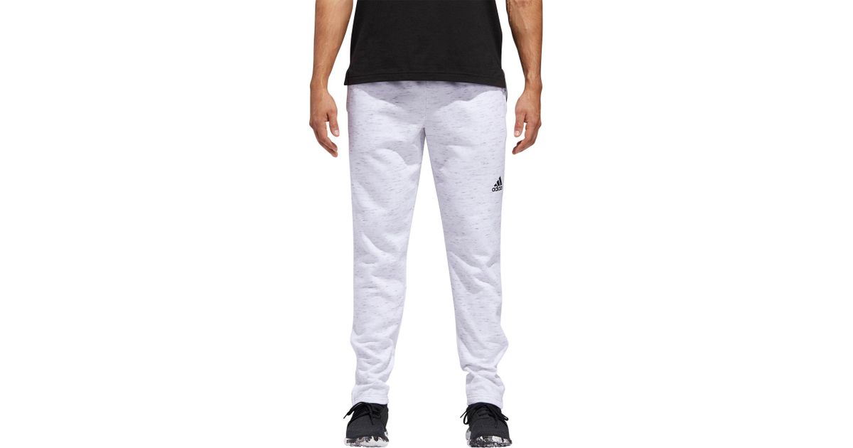 adidas men's post game fleece tapered pants