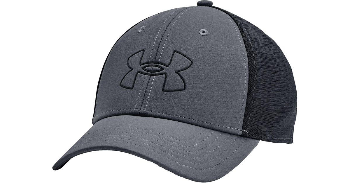 Under Armour Isochill Driver Mesh Adjustable Golf Cap in Gray for Men