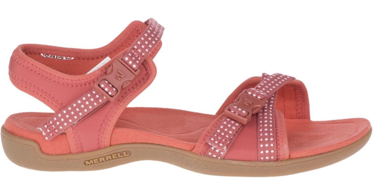merrell red sandals