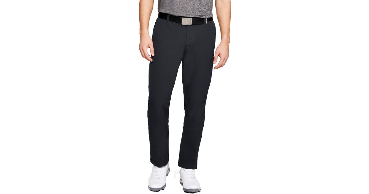 Under Armour Synthetic Coldgear Infrared Showdown Golf Pants in Black for Men - Lyst