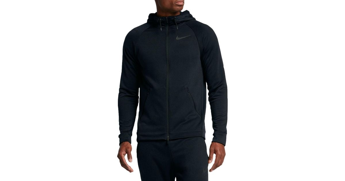nike dry men's fleece full zip hoodie