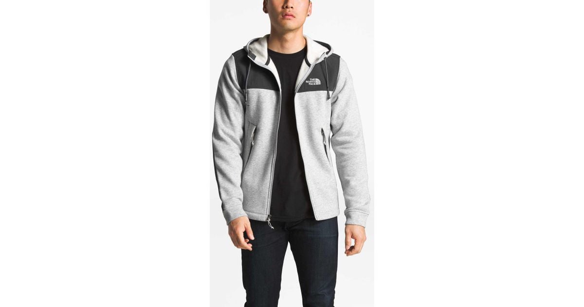 north face men's alphabet city fleece hoodie