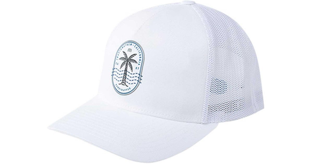 white travis mathew hat