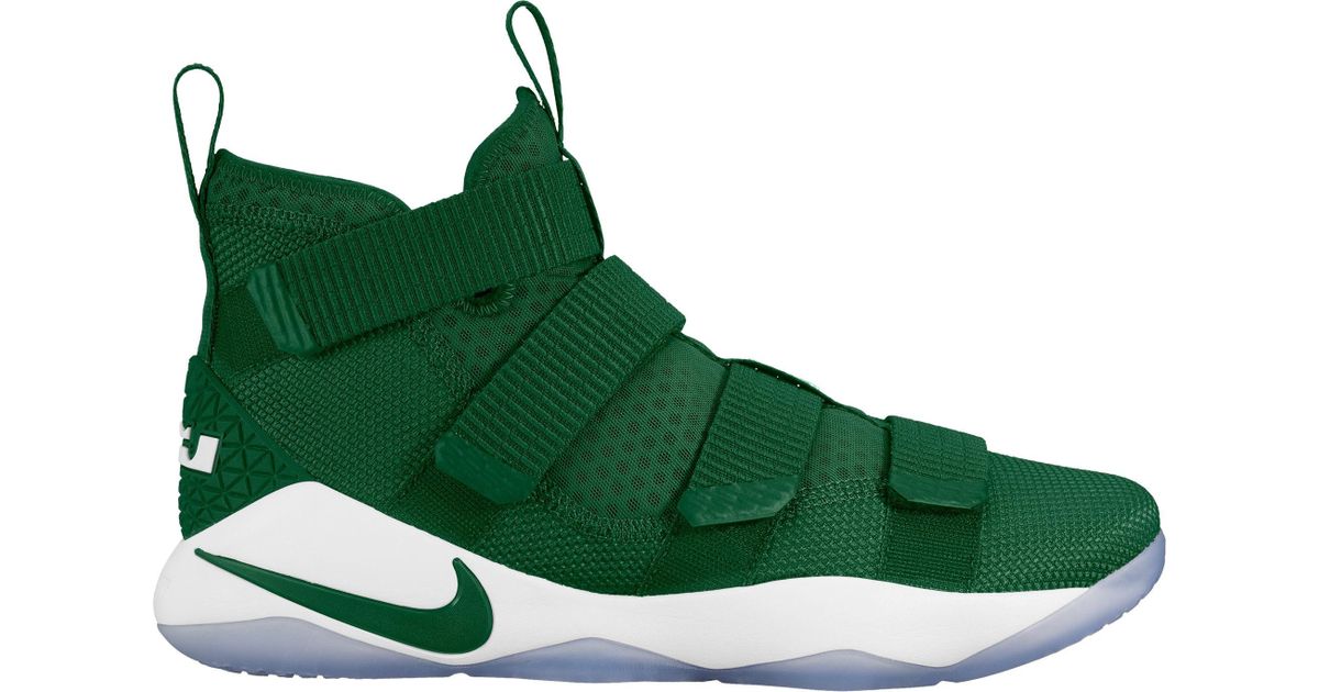 lebron soldier green and white