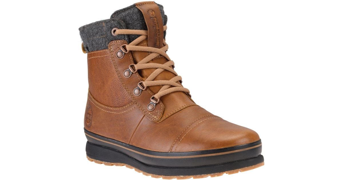 Timberland Leather Schazzberg Mid 200g Waterproof Winter Boots in Brown for  Men - Lyst