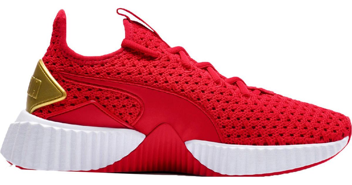 puma defy varsity red