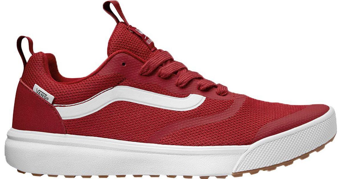 vans ultrarange red