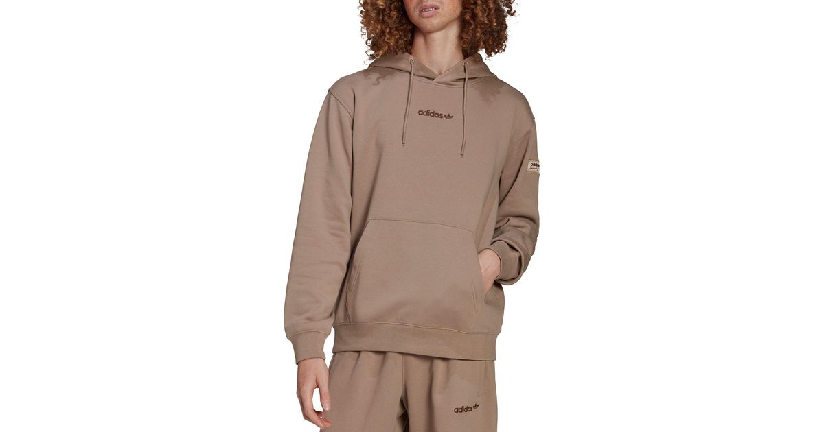 adidas trefoil linear hoodie