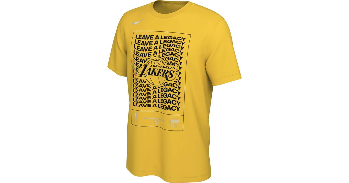 leave a legacy lakers shirt