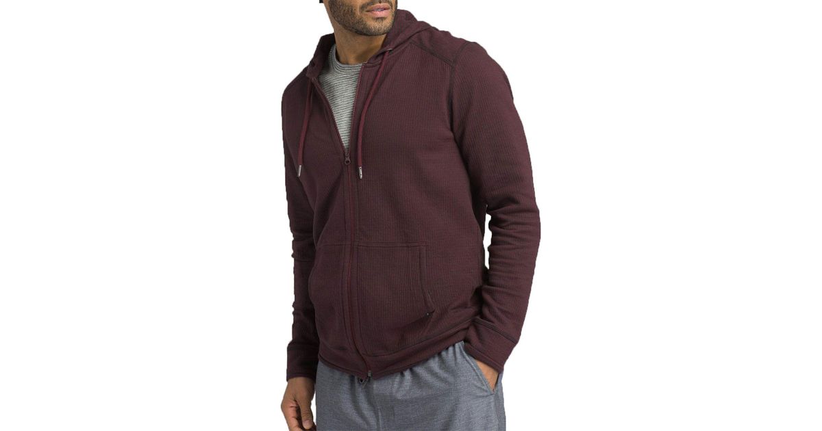 prana smith full zip hoodie