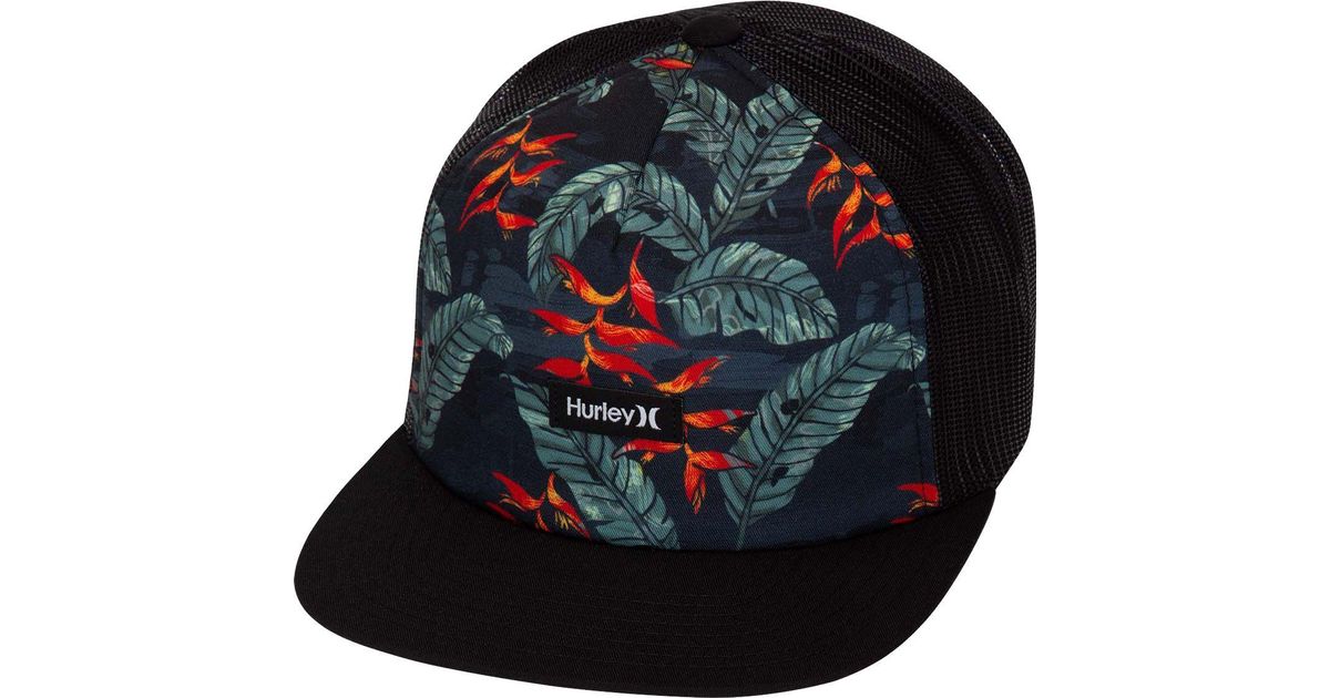 hurley floral hat