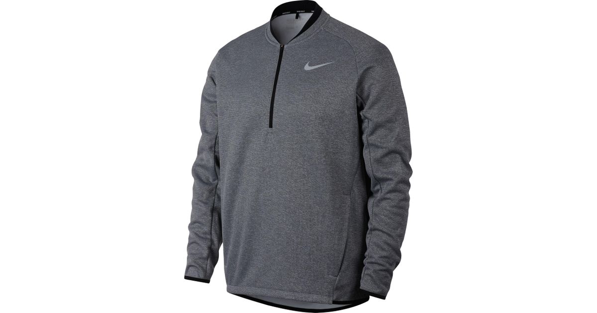 Nike Fleece Therma-fit 1â2-zip Golf Pullover in Gray for Men - Lyst