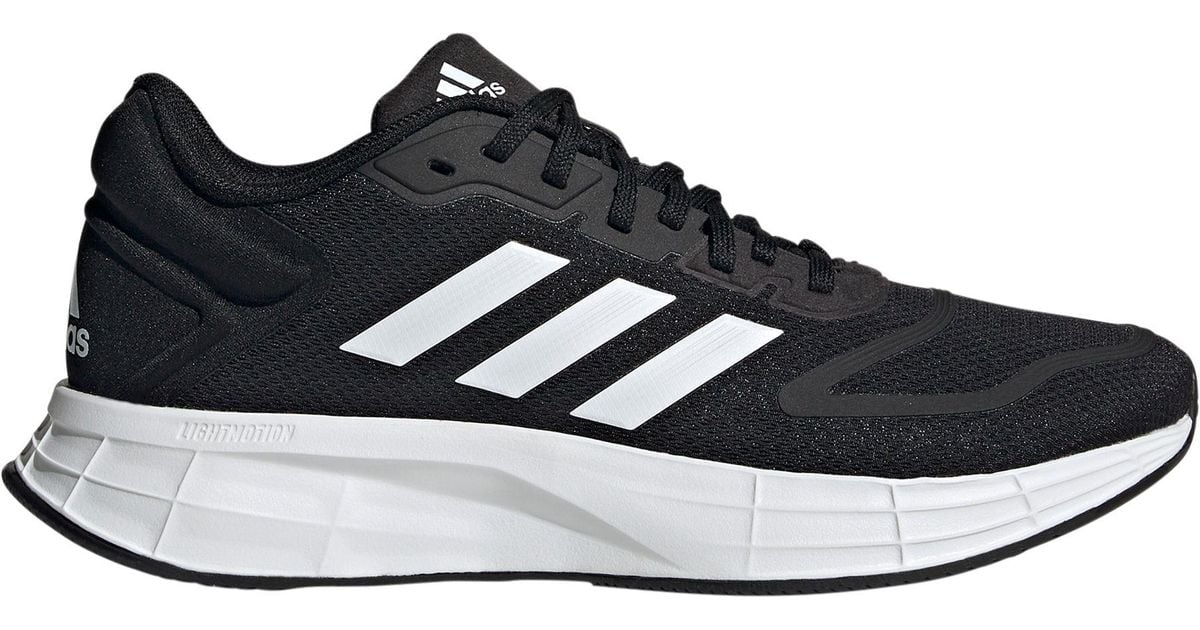 adidas Duramo 10 Running Shoes in Black/White/Black (Black) Lyst