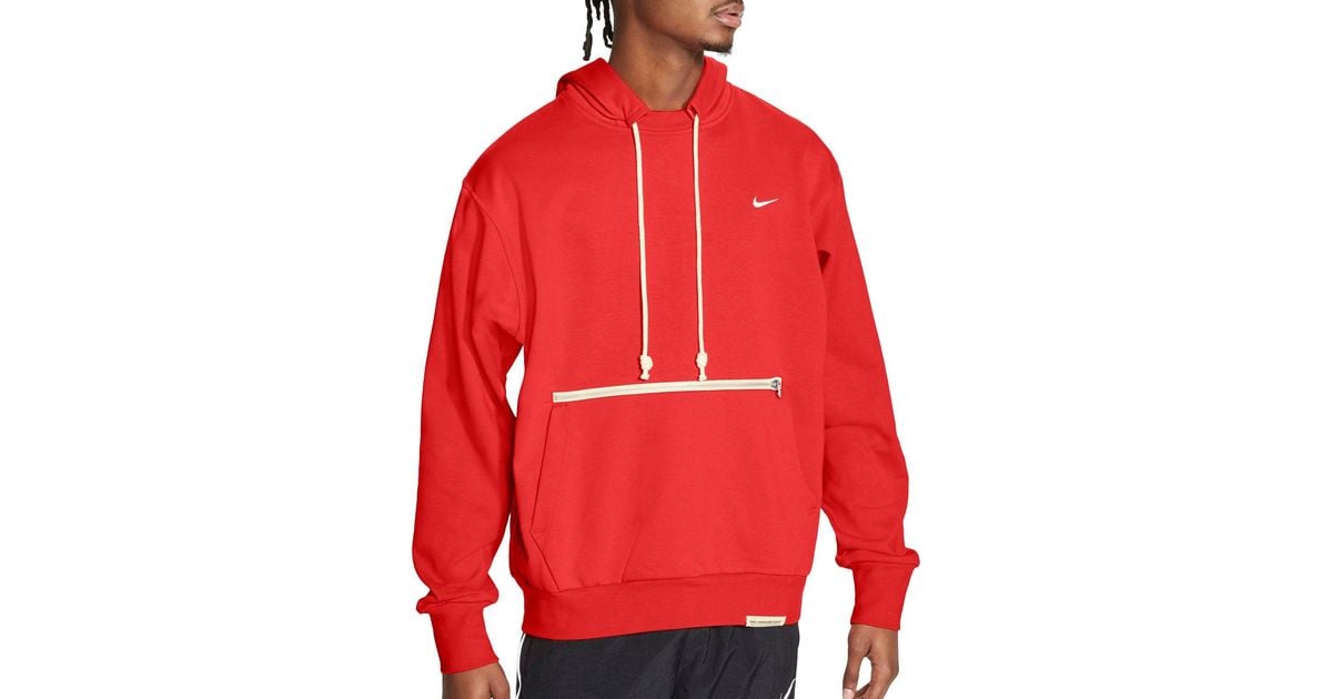 Nike Standard Issue Hoodie in Red for Men Lyst