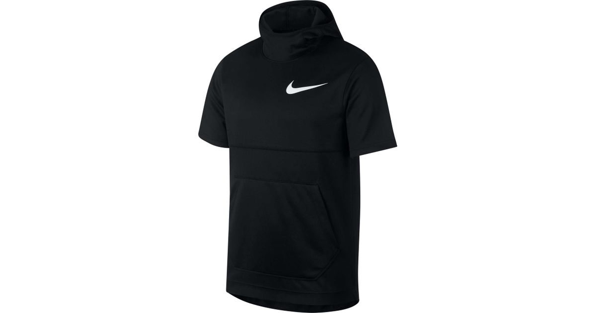 nike spotlight short sleeve hoodie