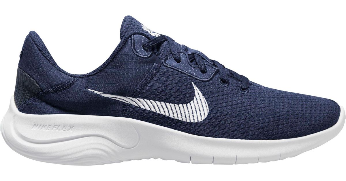 Nike Flex Experience Run 11 Running Shoes in Navy/White (Blue) for Men Lyst