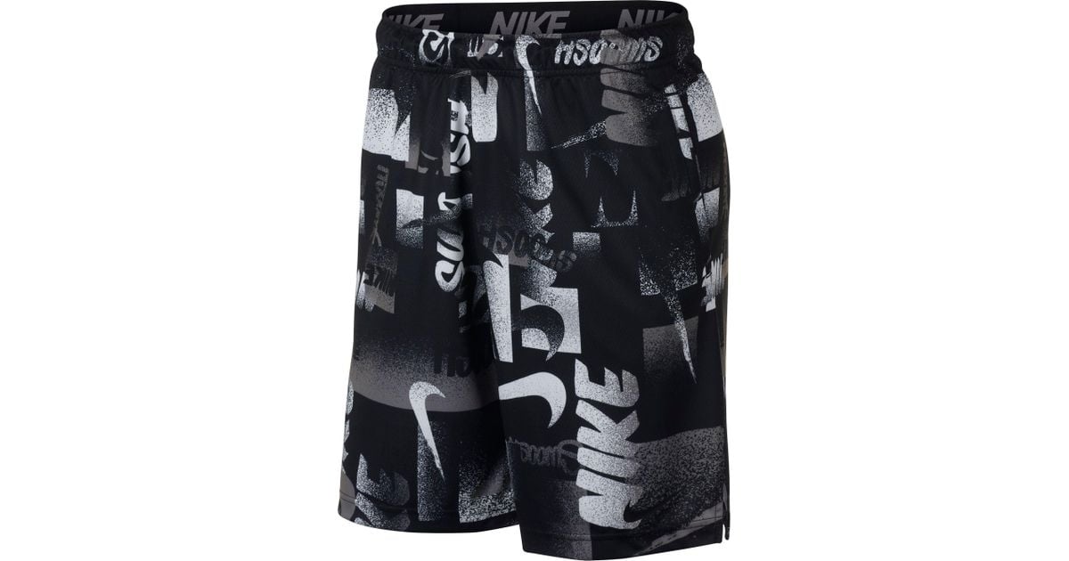 nike men's dry allover print 4.0 training shorts
