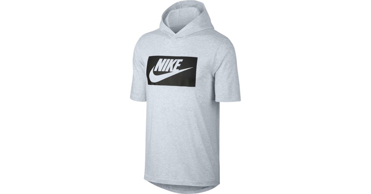 size xs nike men's hooded shirts & tops