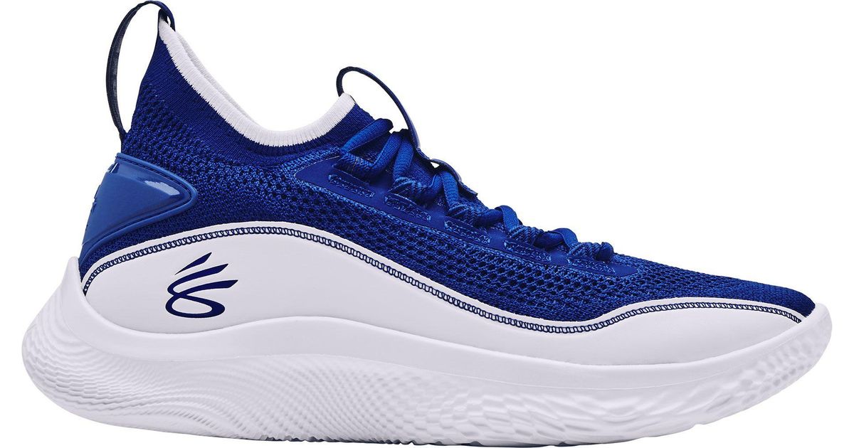 Under Armour Curry Flow 8 Basketball Shoes in Blue | Lyst