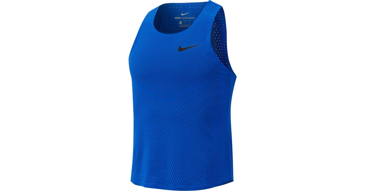 nike men's dry aeroswift running tank top