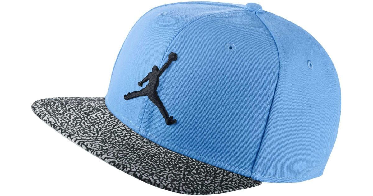 blue jordan cap