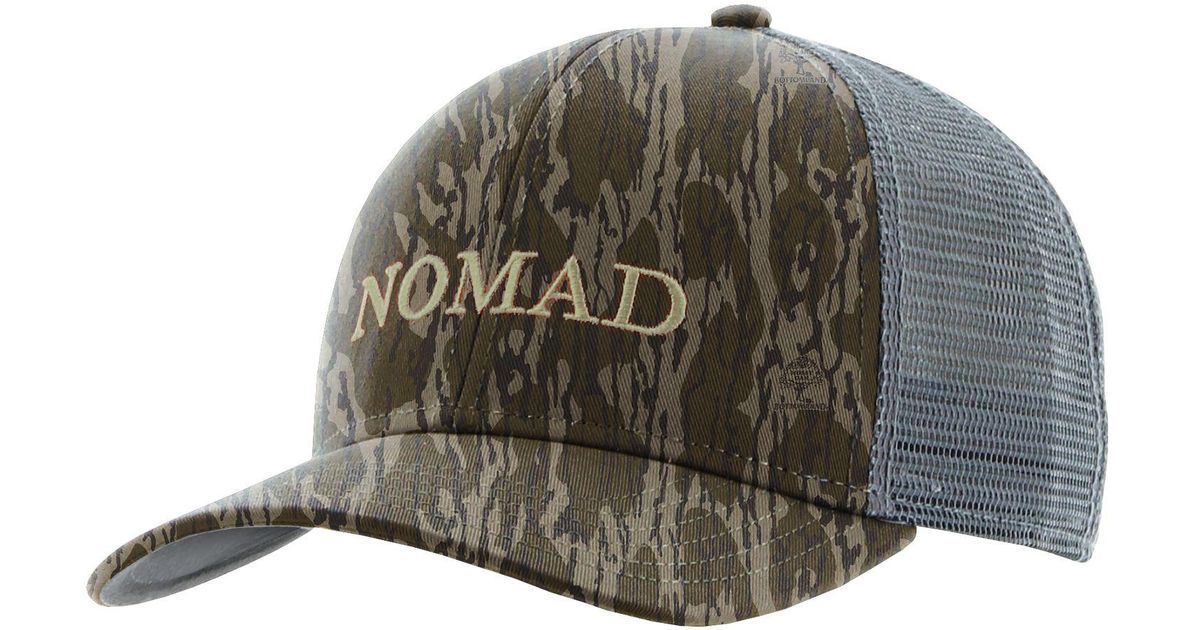 mossy oak bottomland trucker hat