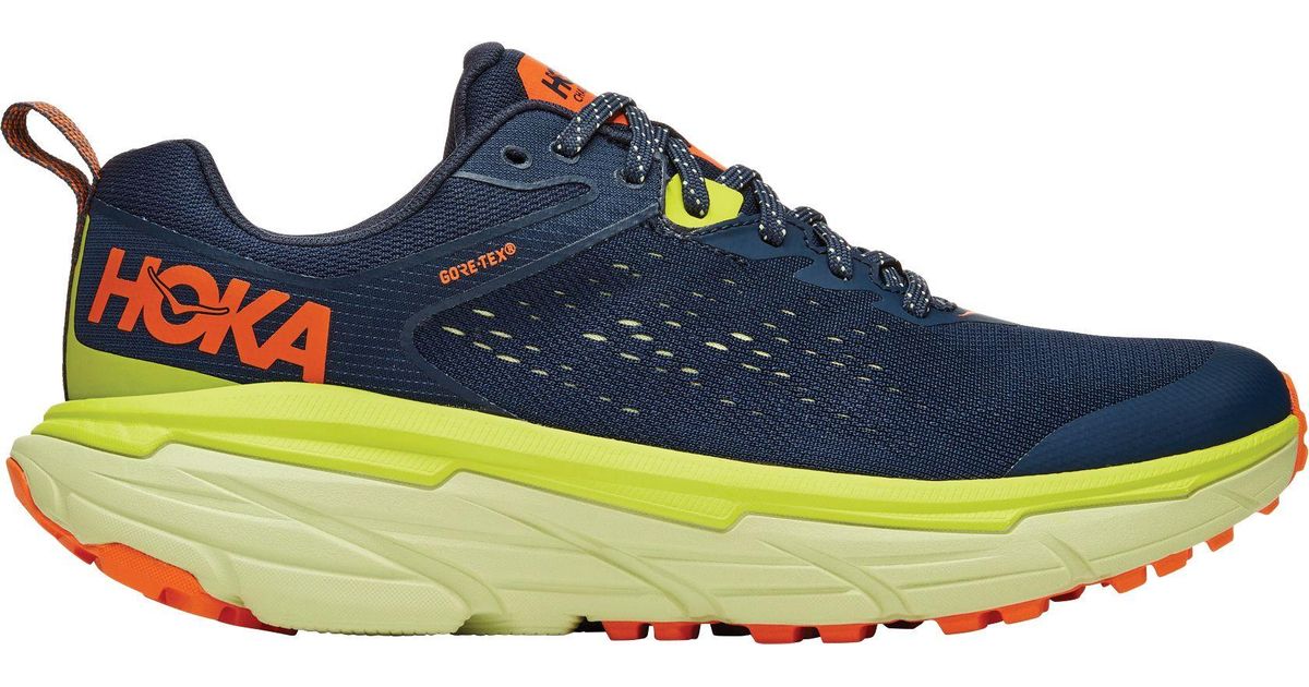 Hoka One One One One Challenger 6 Gtx Running Shoes in Blue for Men Lyst