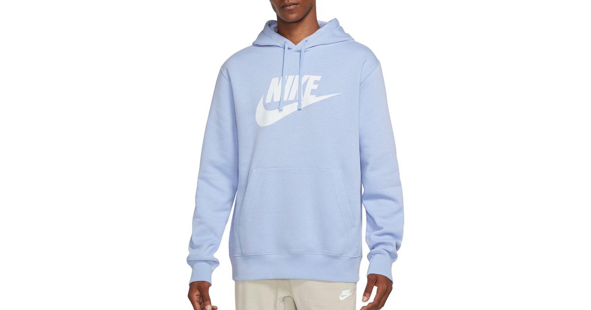nike men's futura club fleece hoodie