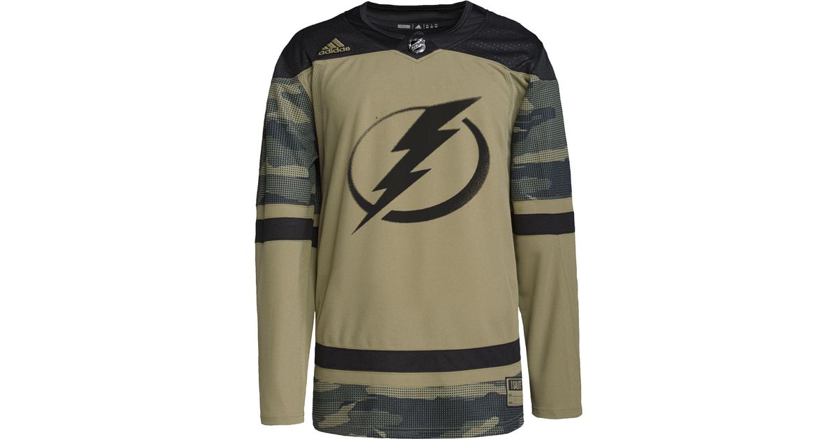 adidas Tampa Bay Lightning Military Appreciation Adizero Authentic