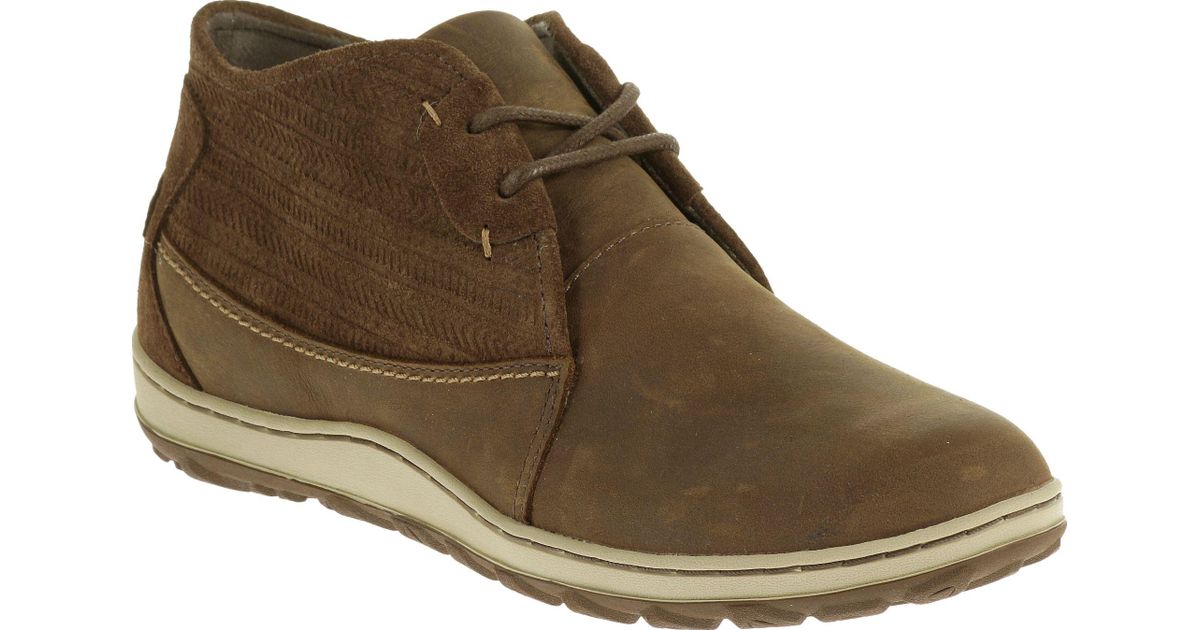 Merrell Leather Ashland Chukka Boots in Brown Lyst