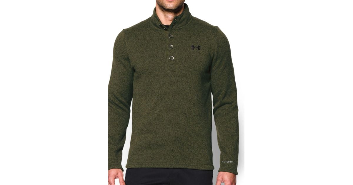 under armour button sweater