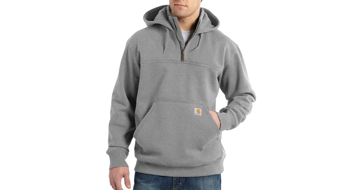 Download Carhartt Synthetic Paxton Heavyweight Mock Zip Hoodie in ...