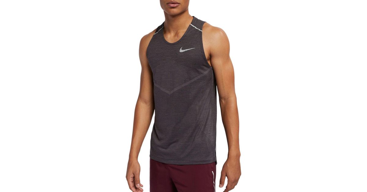 nike men's techknit ultra running tank top