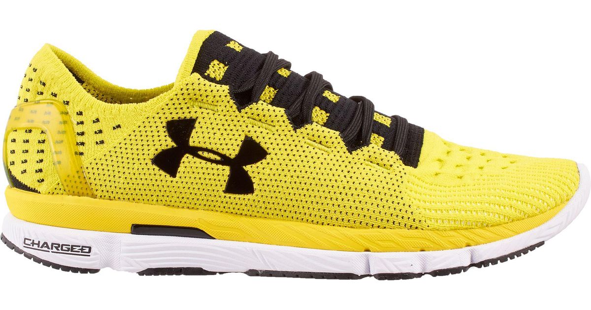 yellow under armour shoes