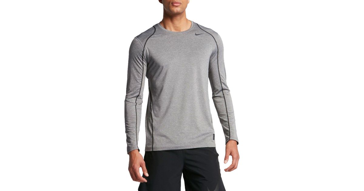 nike pro cool fitted long sleeve