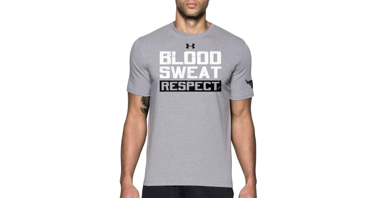 blood sweat respect t shirt