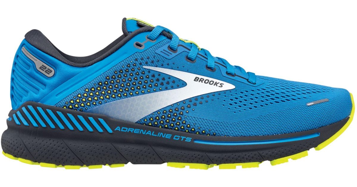 Brooks Adrenaline Gts 22 Running Shoes in Blue for Men Lyst