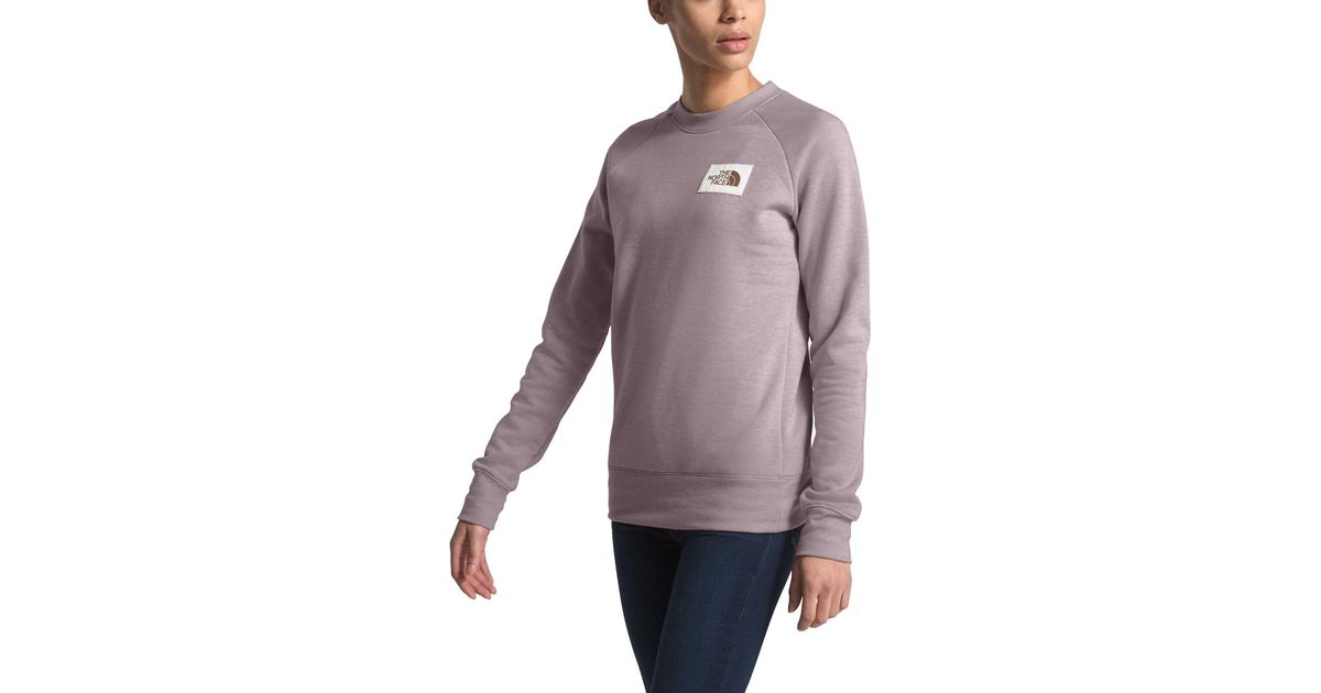 the north face heritage crew sweatshirt