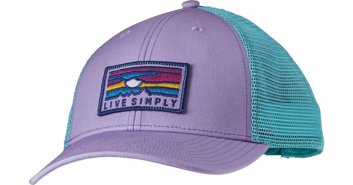 patagonia live simply trucker hat